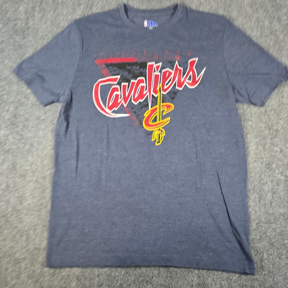 Mens NBA‎ Cleveland Cavaliers Graphic T Shirt Large L Blue Short Sleeve Tee - Picture 2 of 9